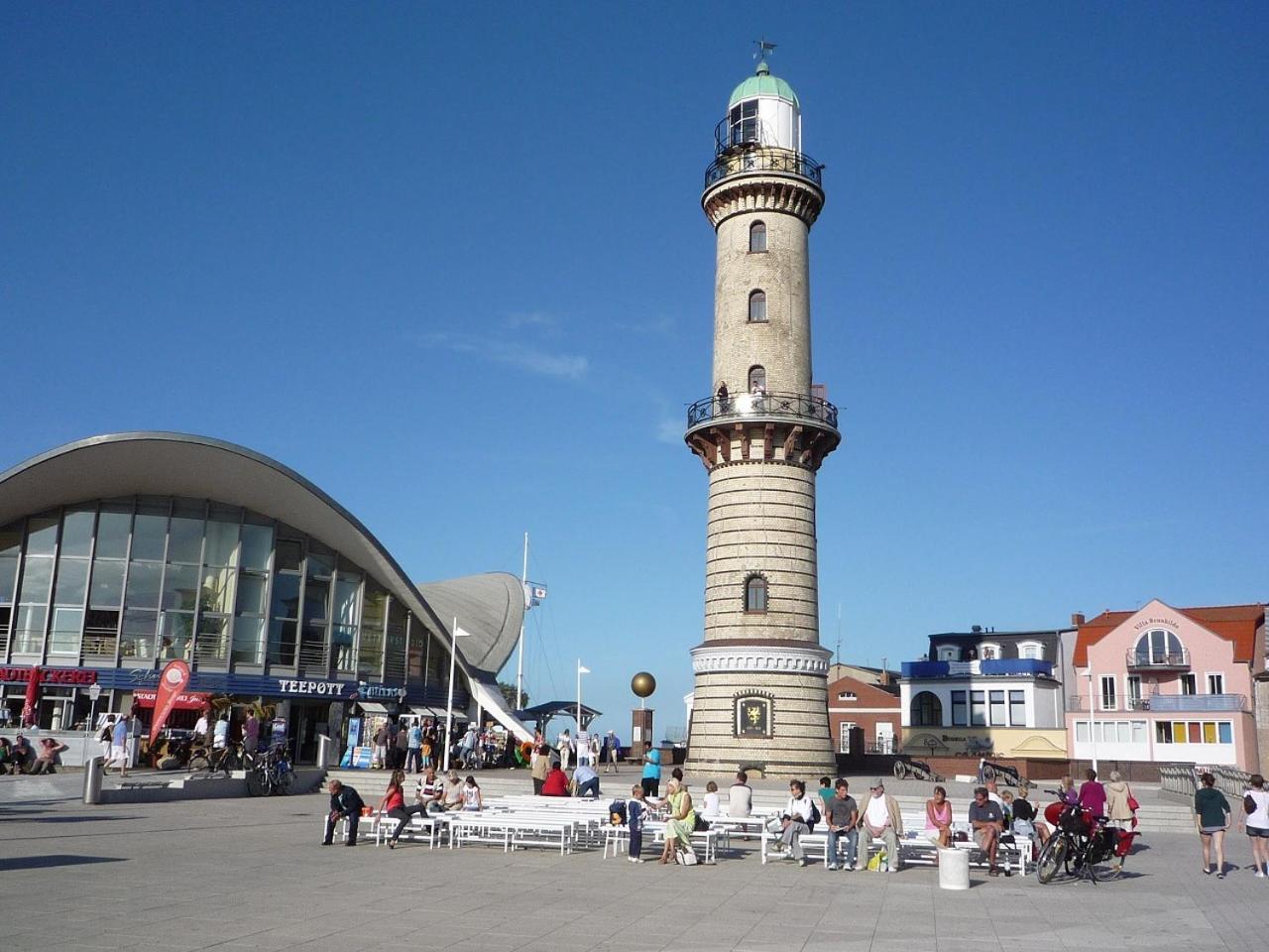 Berringer, Leuchtfeuer, Direkt An Der Promenade Apartment Rostock Ngoại thất bức ảnh